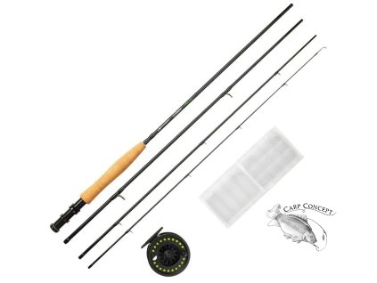 Garbolino muškařský set Combo Complete FlyCaster 86 4/5 + naviják + šnůra + doplňky