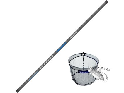 Garbolino Teleskopický podběrák Express Telenet 4,00 m (456) + Tete Leader Match (685)