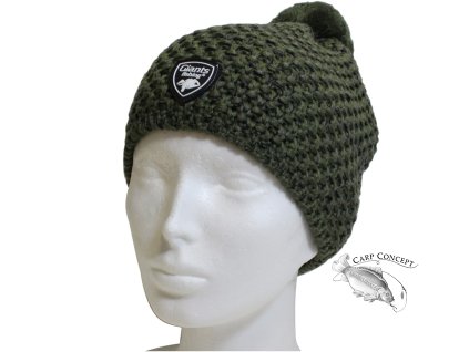 Giants fishing Zimní čepice zelená s bambulkou