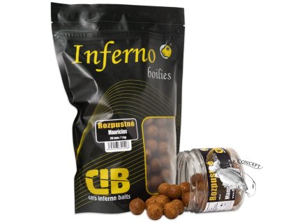Carp Inferno Rozpustné Boilies Nutra Line Mauricius|20 mm 300 ml