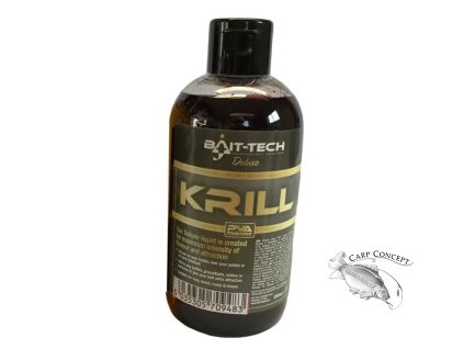 Bait-Tech tekutý posilovač Deluxe Krill 250 ml