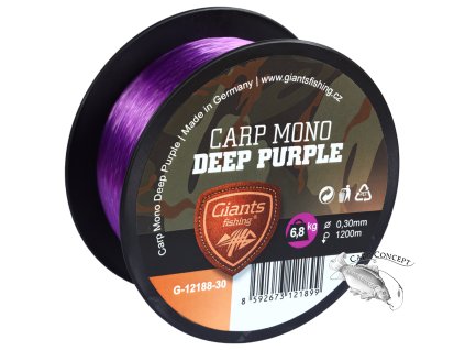 Giants fishing Vlasec Carp Mono Deep Purple|1200m/0,30mm