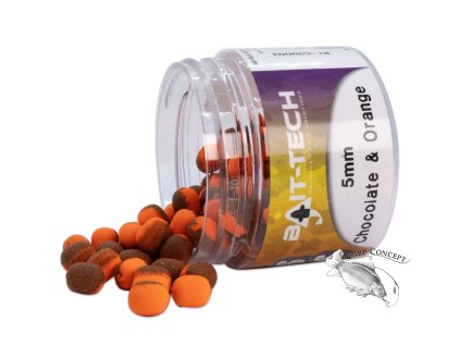 Bait-Tech Duo Col Criticals Wafters - Chocolate and Orange 5 mm (50 ml)