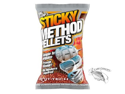 Bait-Tech pelety Sticky Method Micro Red 700 g