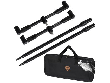 Giants fishing Sada hrazd Gaube Buzzer Bar Set 2 Rods Black