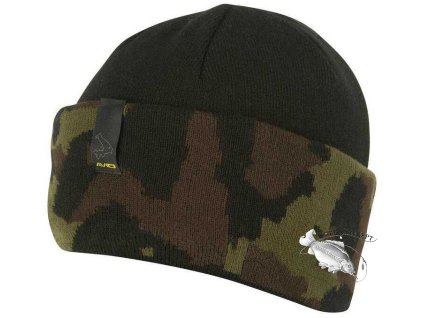 avid carp cepice black and camo beanie