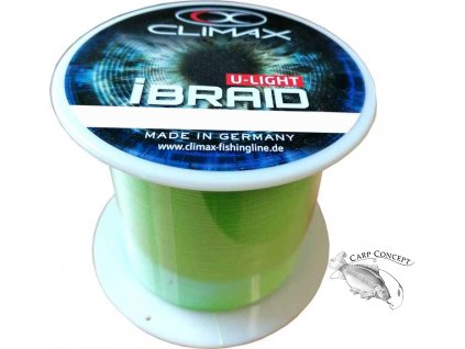 Climax Pletená šňůra iBraid U-Light neon-zelená 3000m