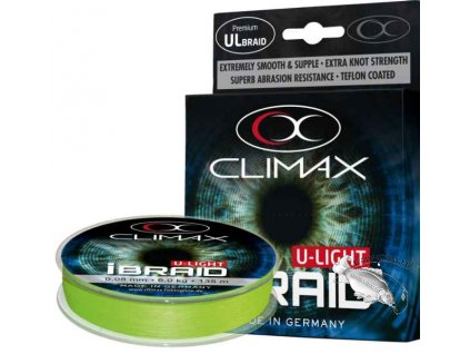 Climax Pletená šňůra iBraid U-Light neon-zelená 135m