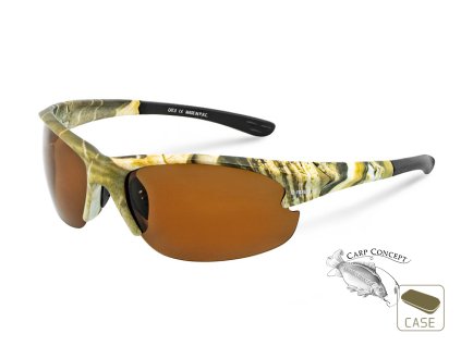 Polarizační brýle Delphin SG FOREST HF / Half FRAME