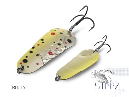 Plandavka Delphin STEPZ StripSCALE 10g TROUTY Hook #2