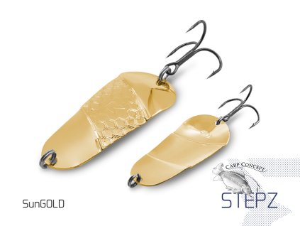 Plandavka Delphin STEPZ StripSCALE 10g SunGOLD Hook #2