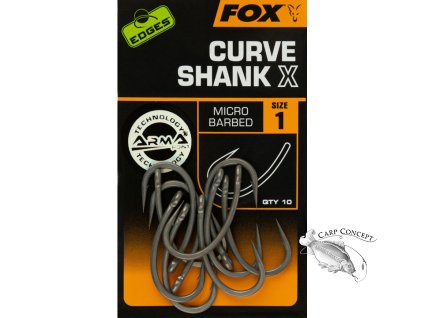 Fox háčky Edges Curve Shank X 10ks
