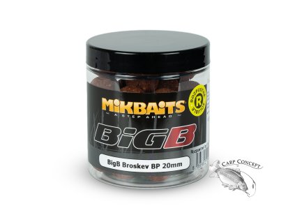 Mikbaits BiG boilie rozpustné 250ml BigB Broskev Black pepper