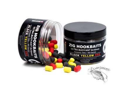 CC Moore NS1 Plovoucí boilie Zig Hookbaits 8x12mm 100ks