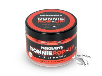 Mikbaits Ronnie pop-up 150ml Chilli Mango (Varianta 14mm)