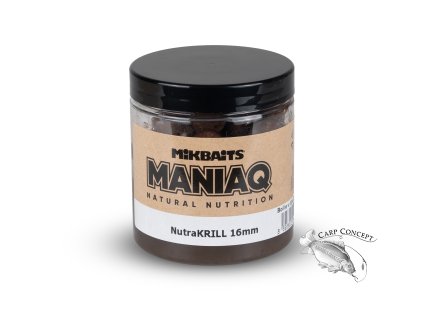 Mikbaits ManiaQ boilie v dipu 250ml NutraKRILL (Varianta 16mm)
