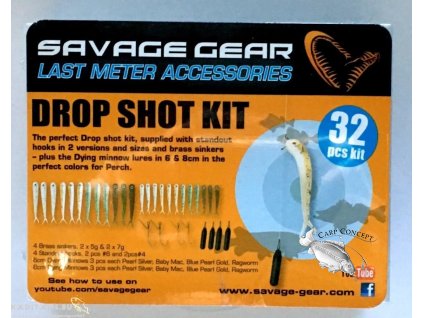 Savage Gear Drop Shot 32 darabos szett 2