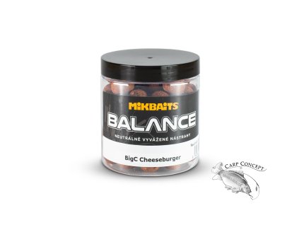 Mikbaits BiG balance 250ml BigC Cheeseburger (Varianta 20mm)