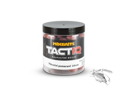 Mikbaits TactiQ rozpustné boilie 250ml Půlnoční pomeranč