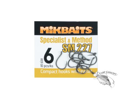 Mikbaits SPECIALIST & METHOD háčky SM 227 hook 10ks (Varianta č.6)