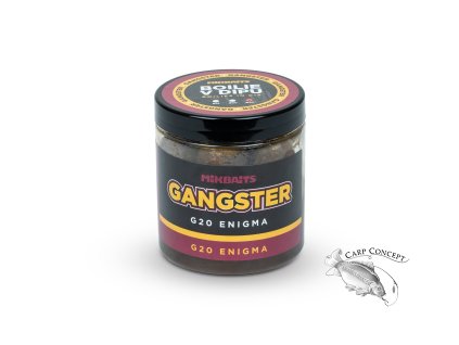 Mikbaits Gangster boilie v dipu 250ml G20 Enigma (Varianta 16mm)
