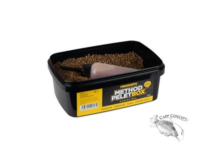 Mikbaits Method pelet box 400g + 120ml Activator Pampeliška