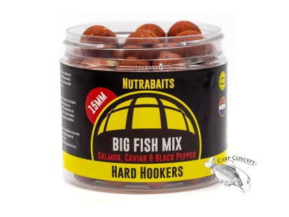 Nutrabaits Hard Hookers Big Fish Mix Losos Kaviar a Černý Pepř