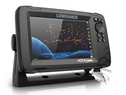 Lowrance echolot HOOK REVEAL 7 se sondou TripleShot