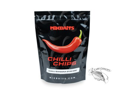 Mikbaits Chilli Chips boilie Chilli Banana (Varianta 300g 20mm)