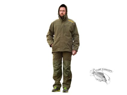 Mikbaits Nepromokavá funkční bunda Mikbaits STR zelená S