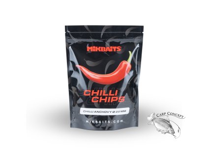 Mikbaits Chilli Chips boilie Chilli Anchovy (Varianta 300g 20mm)