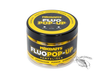 Mikbaits Plovoucí fluo boilie 150ml Pampeliška (Varianta 14mm)