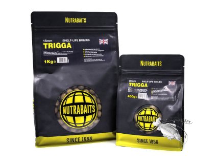 Nutrabaits trvanlivé boilie Trigga 400g (Varianta 15mm)