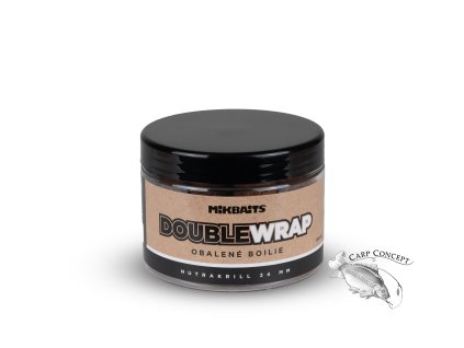 Mikbaits ManiaQ Double Wrap boilie 500ml NutraKRILL