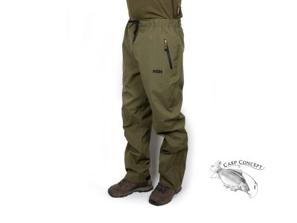 Mikbaits Nepromokavé kalhoty Aqua 10000 zelené