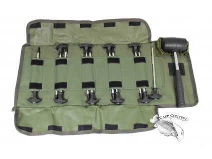 Zfish Set Kolíků + Kladivo Peg Set with Hammer