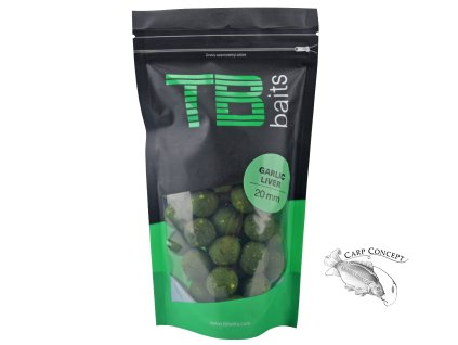 TB Baits Boilie Garlic Liver - 250 gr 20 mm