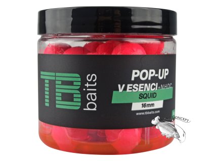 TB Baits Plovoucí Boilie Pop-Up Squid + NHDC 65 g - 16 mm