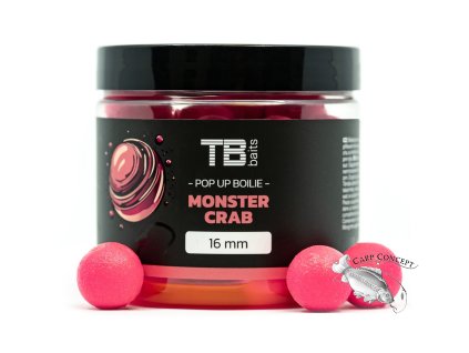 tb baits plovouci boilie pop up pink monster crab nhdc 65 g 16 mm