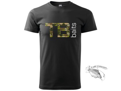 TB Baits Tričko Hexa Camo - M