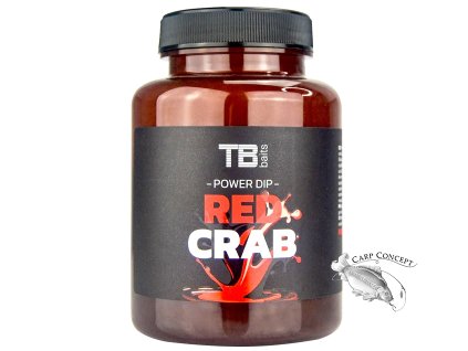tb baits power dip red crab 150 ml