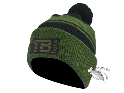 TB Baits Zimní Čepice Khaki Bobble