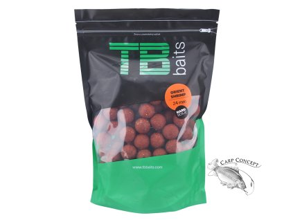 TB Baits Hard Boilie Orient Shrimp - 1 kg 24 mm