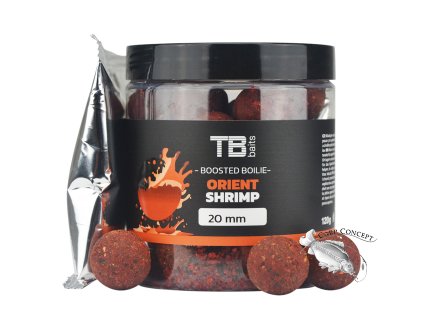 TB Baits Boosterované Boilie Orient Shrimp 120 g - 16 mm