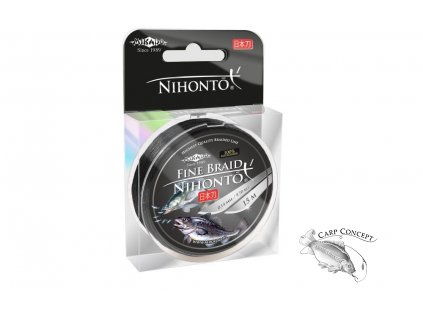 braided line nihonto fine braid 030 black 15m 10308