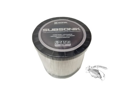 sonik vlasec subsonik clear 3000m 0 28mm 12lb