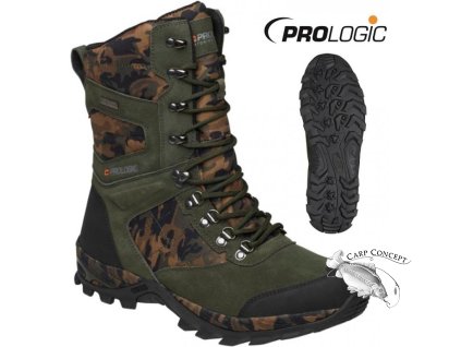 38190 prologic rybarske boty bank bound camo trek boot high