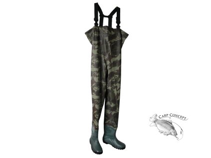 PROS Dětské brodící kalhoty Junior Camo SB06 36