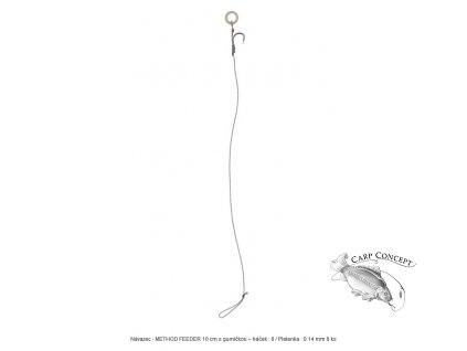 Screenshot 2021 05 12 Návazec METHOD FEEDER 10 cm s gumičkou – háček 8 Pletenka 0 14 mm 8 ks HMFB212G 8 MIKADO