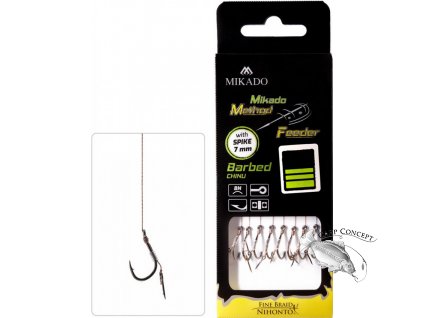 Mikado Návazec - METHOD FEEDER 10 cm s trnem 7mm – háček Chinu/ pletenka